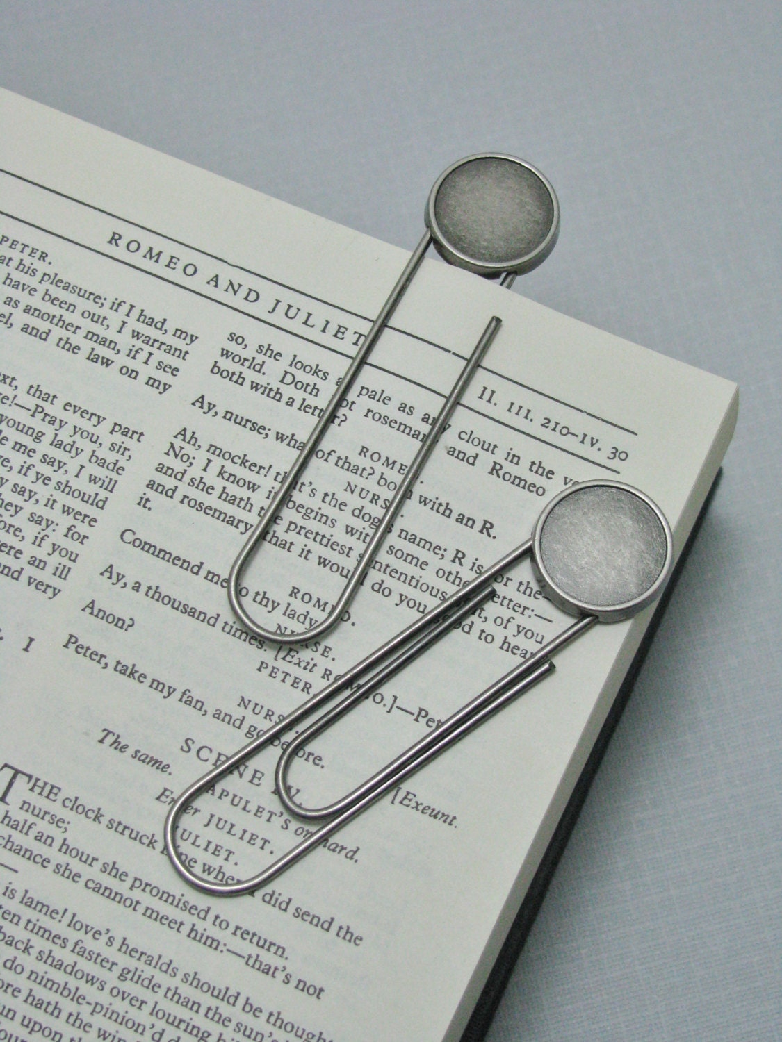Extra Large Antique Finish Paper Clips, Set of 10