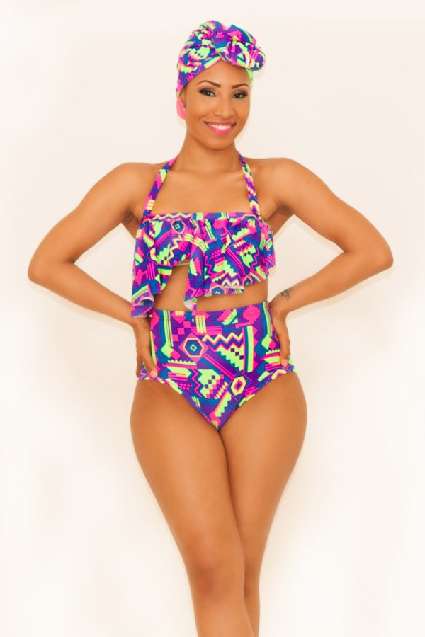 Bright Aztec Serengeti Swimsuit Bottom