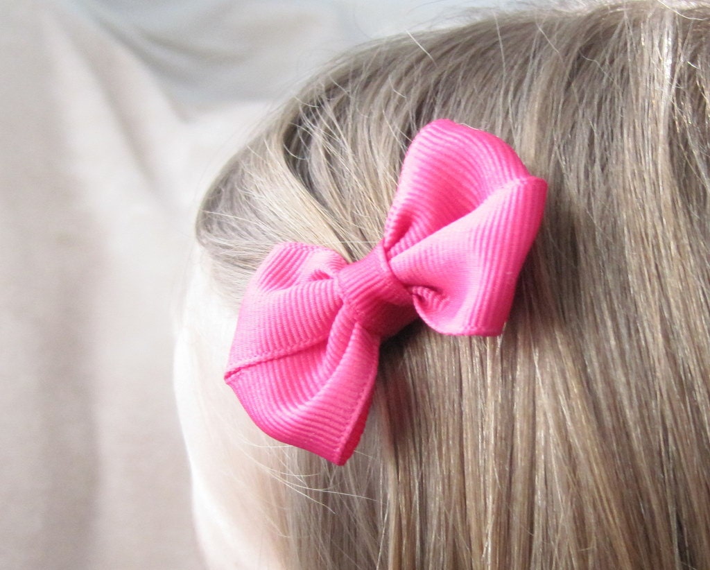 Custom Hair Bow Set Pair 2 inch, You Choose Color