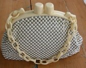 Whiting and Davis Alumesh and Bakelite Clutch Purse