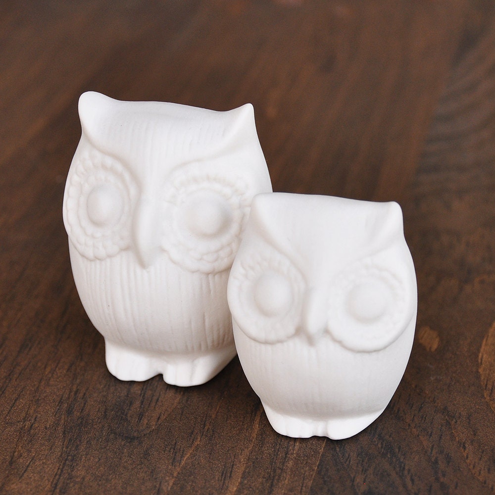 Porcelain Owl Cake Topper
