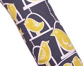 EYE PILLOW - Flaxseed and Lavender - Headache Helper - Michael Miller Bird  Fabric
