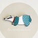 Badger brooch, woodland jewelry, illustrated acrylic