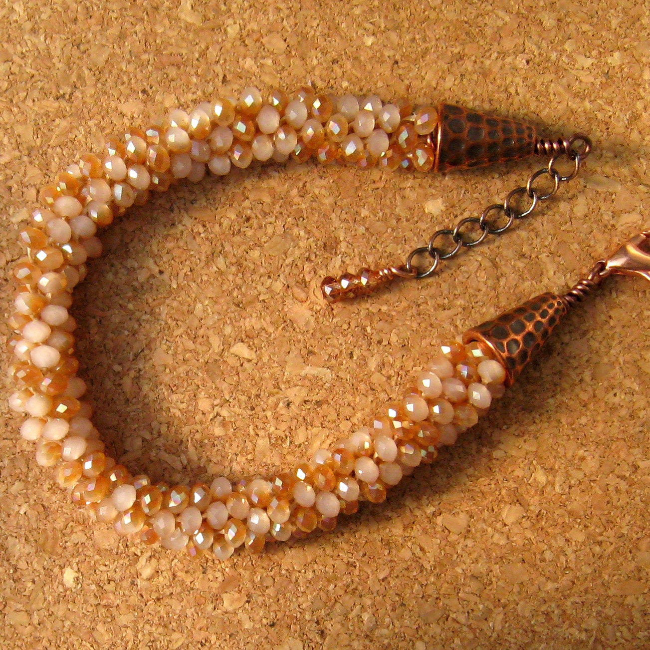 Kumihimo Braided Bracelet Chinese Angelic Crystal Bracelet Glass Bracelet
