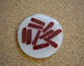 Red  Bacillus subtilis Bacteria Paperweight