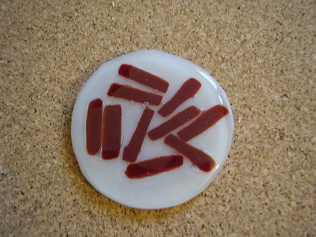 Red  Bacillus subtilis Bacteria Paperweight