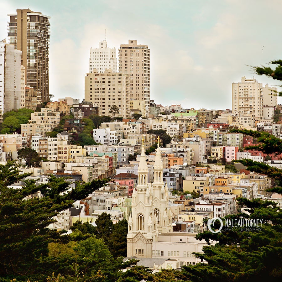 Church Steeples - San Francisco Photography,  California, travel photography