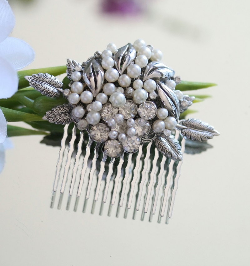 Wedding Hair Comb, Bridal Hair Accessories,Hair Comb, Vintage Wedding, Hair Comb, Bridal Comb