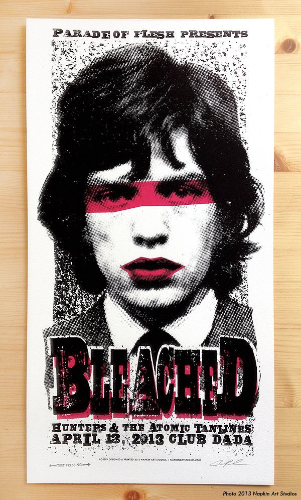 Bleached Gig Poster