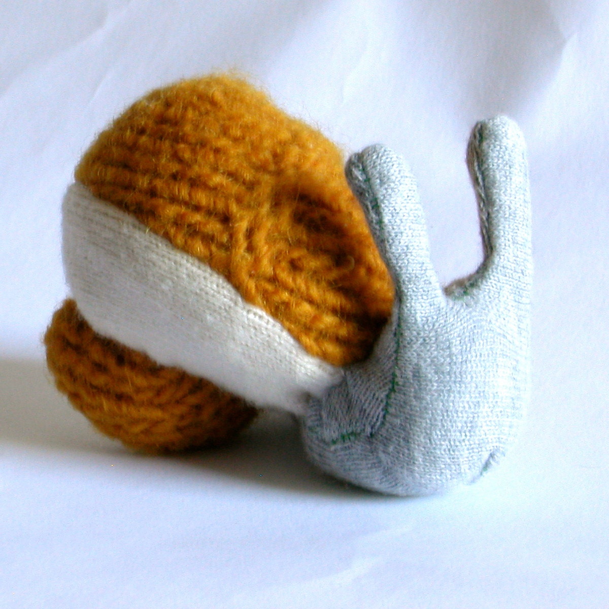 Mustard Mohair Escargot
