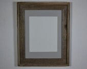 11x14 wood frame gray 8x10 mat gorgeous natural patina