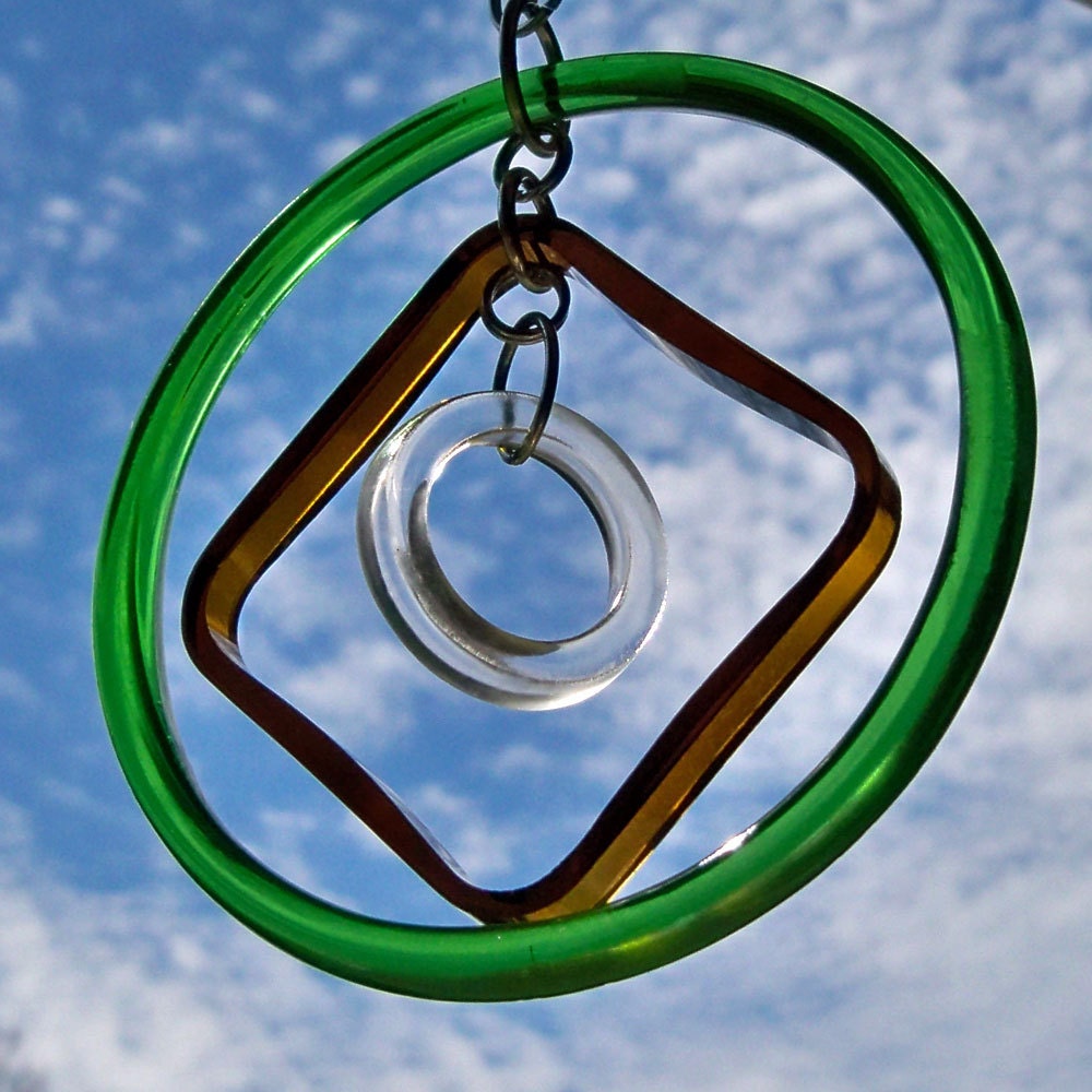 Bottle Rings Windchime or Suncatcher
