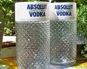 Recycled Absolut Glimmer Limited Edition Bottle Tumblers