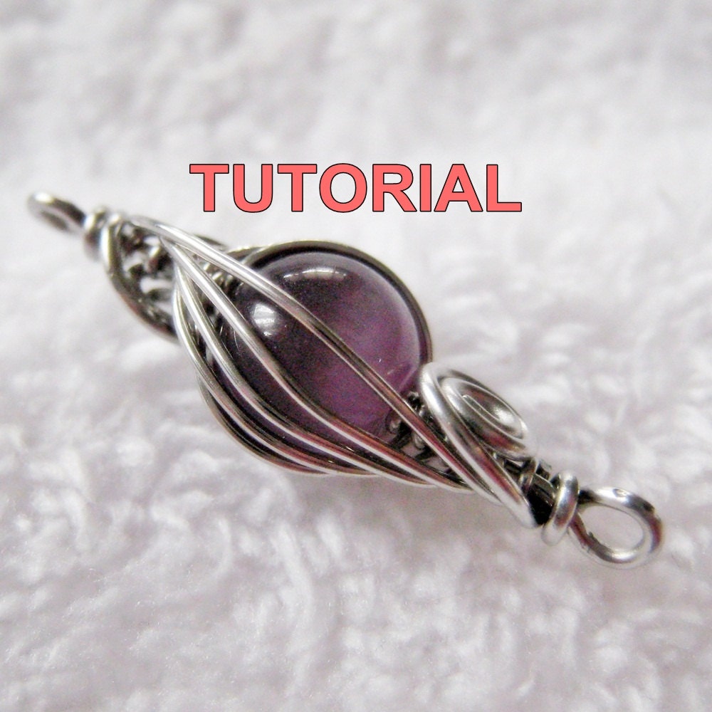 TUTORIAL- Caged Herringbone Woven Bead with FREE Two Tone Herringbone Woven Ring