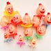 13 Vintage Clown Cupcake Cake Toppers 2 Sizes Assorted Colors Styles Collars