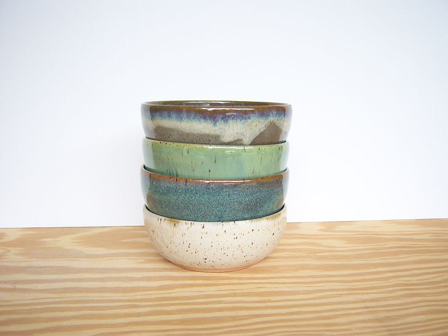 Instant Collection Stoneware Pottery Bowl Set