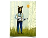 Bear's Bourree - 8.5 x 11 Poster
