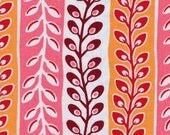 1 yard Flea Market Fancy Legacy Collection Seedpod Stripe Pink fabric by Denyse Schmidt