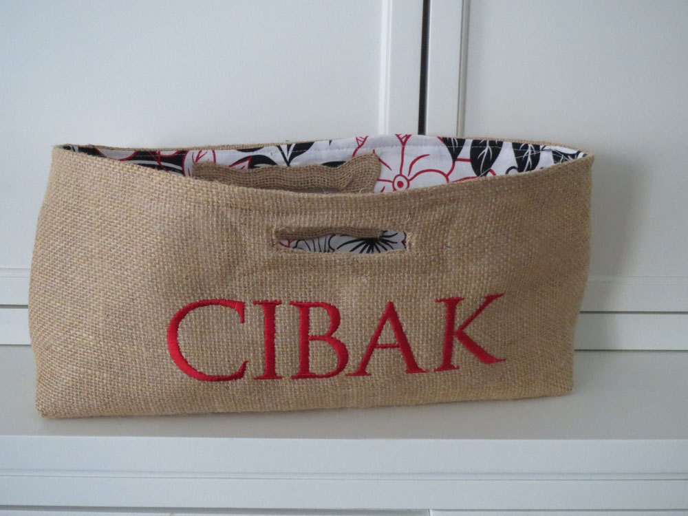 Not Your Usual Wine Bag Personalized Burlap