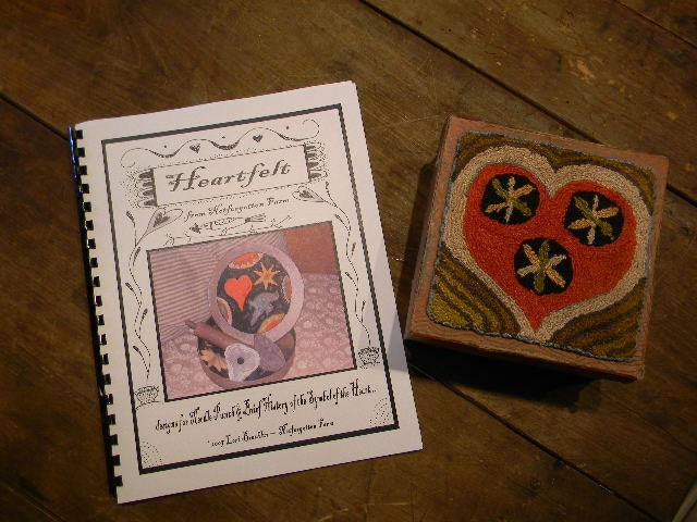 PATTERN BOOK - Heartfelt - 8 patterns total for you to punch, hook stitch, applique - from Notforgotten Farm