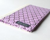Notepad Portfolio Organizer - Plum Purple Lattice - Featured in Simply Living and Wall Street Journal