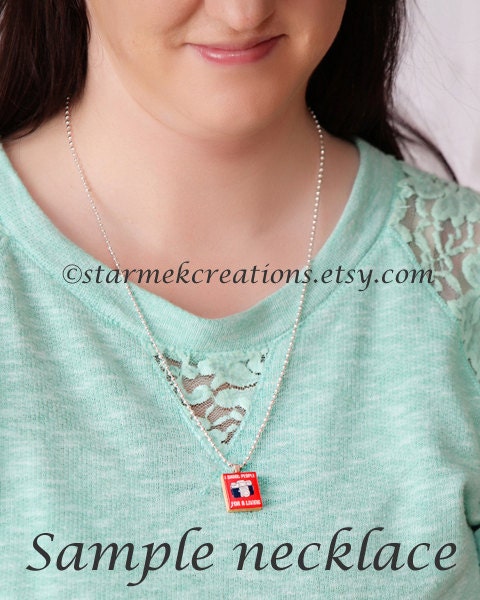 YOGA Scrabble tile pendant thats how i roll , yoga jewelry with ball chain necklace included