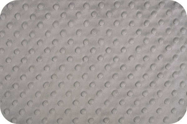 Silver Cuddle Dimple Dot Minky 1 Yard