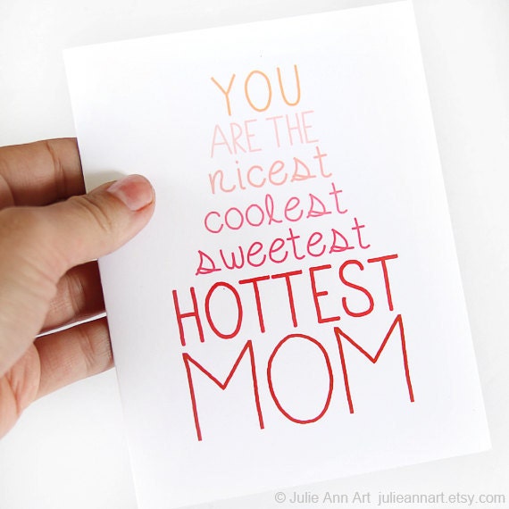 Mothers Day Card for Sister. Mothers Day Card for Wife. Mothers Day Card for Friend. Blank Greeting Card.