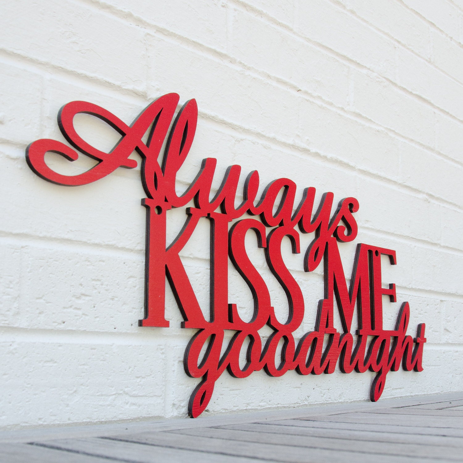 CLEARANCE: Always Kiss Me Goodnight (discontinued design)