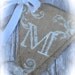 Mr. and Mrs. Custom wedding burlap banner