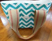 Chevron Large tote bag