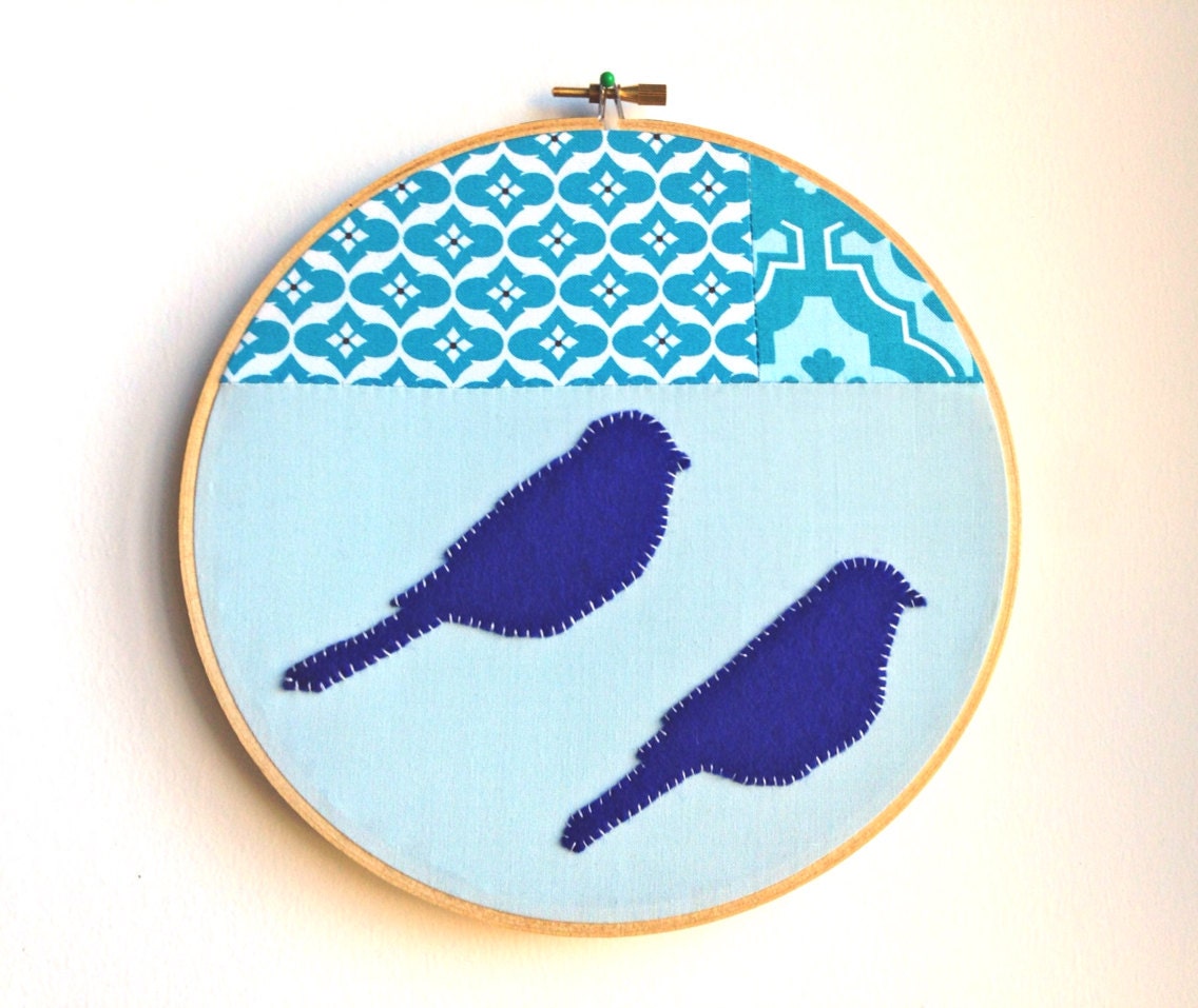 Blue Birds - Wall Art