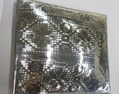 silver lace - porcelain wall pillow
