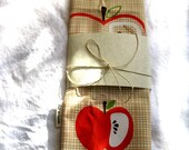 sofs offers an original fabric design.  A ready made tea towel for happy kitchens