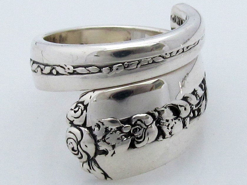 Spoon Ring Size 6-12 Rambler Rose Sterling Silver Towle