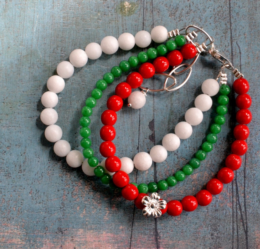Summer Souvenir - bracelet sterling silver and semi precious stone