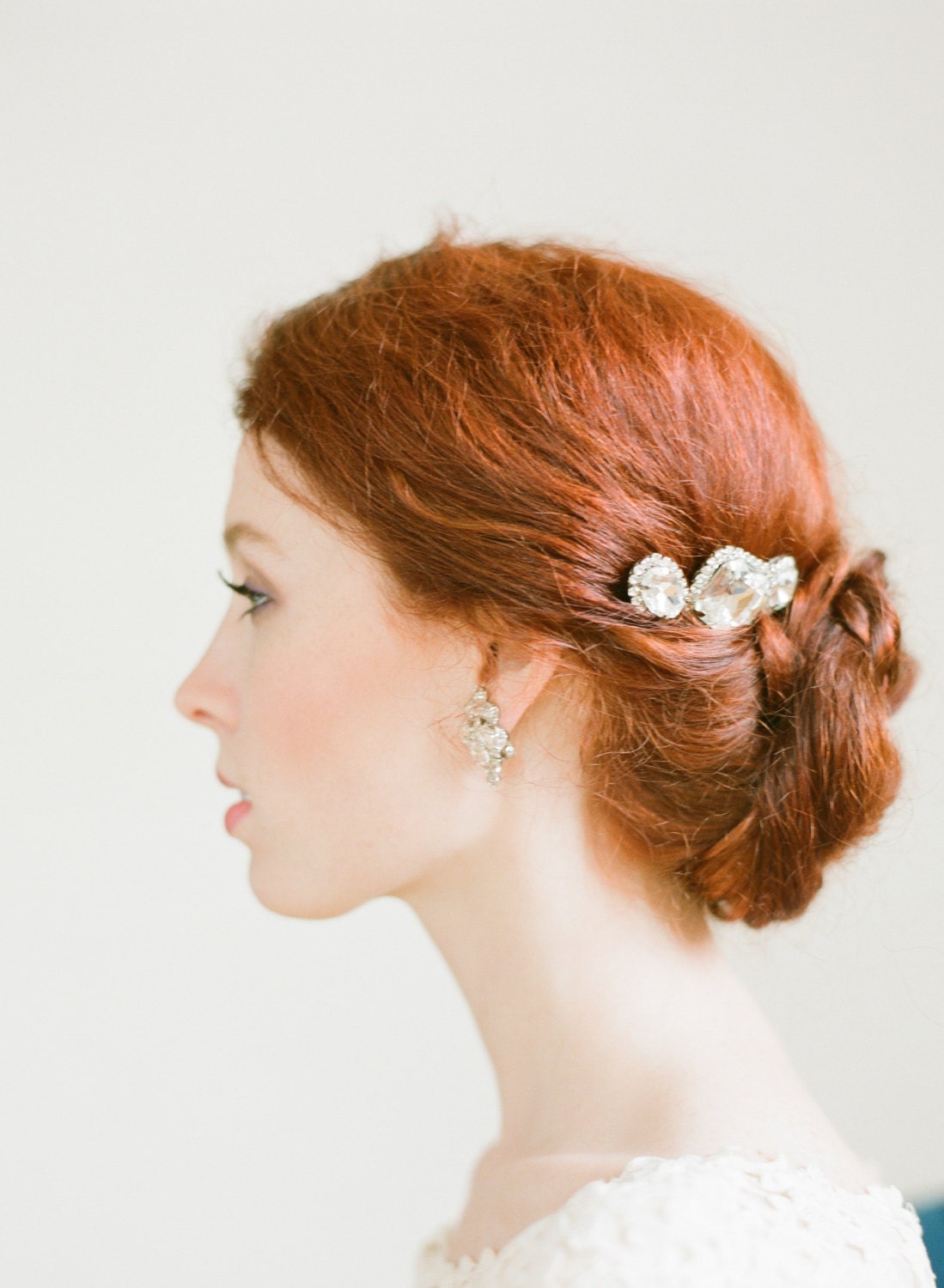 Sparkling Rhinestone Bridal Bobby Pin Set by Fine & Fleurie