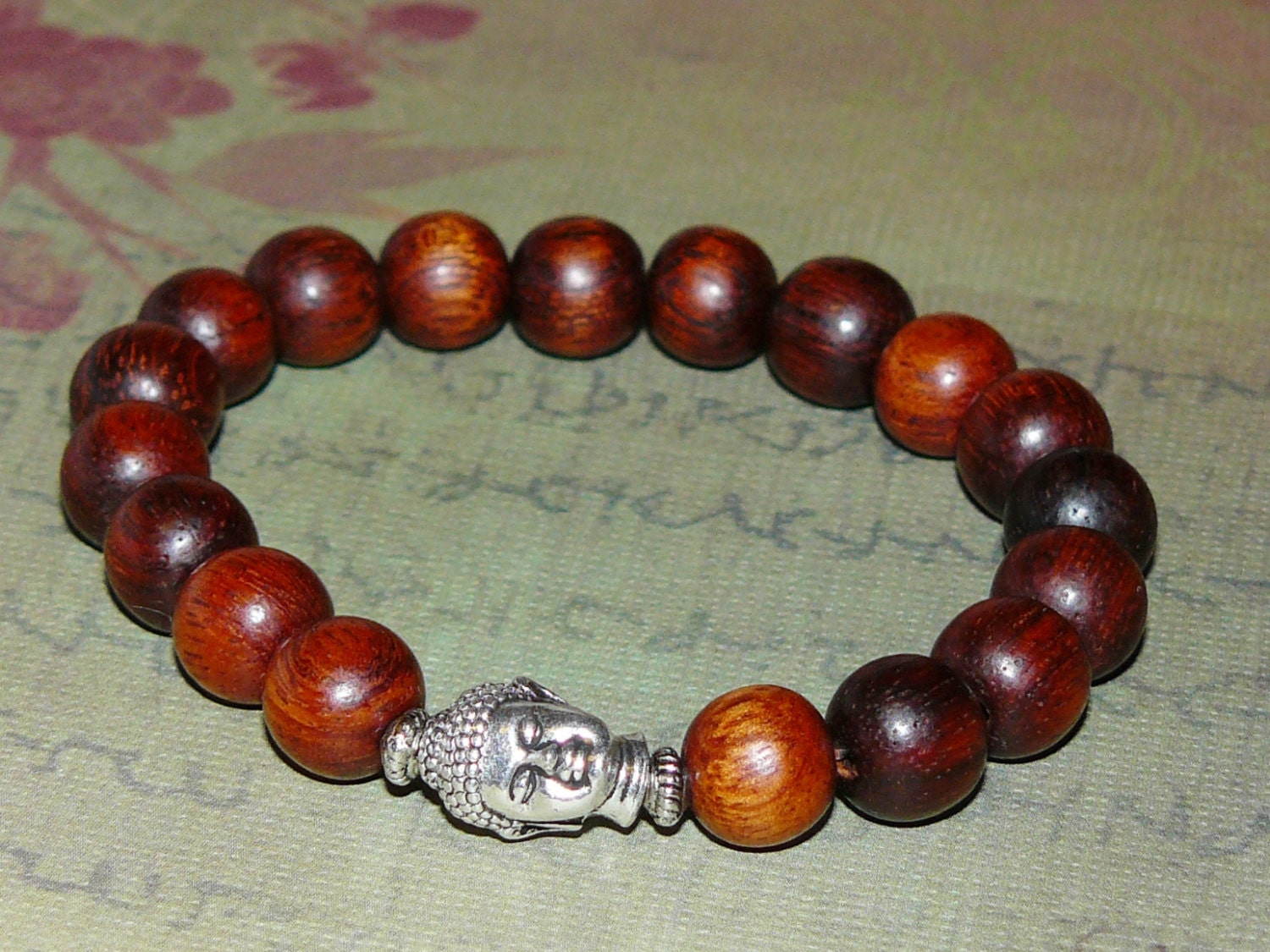 Tibetan Buddha/Buddhism Bayong Wood Bracelet