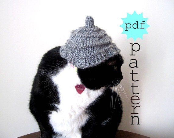 PDF Knitting Pattern Frolicsome Cat Hat
