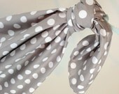 Riley Blake Grey Dot Blanket Swaddler Light: Receiving Blanket