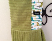 Michael Miller Giraffes Green Hooded Bath Beach Pool Towel