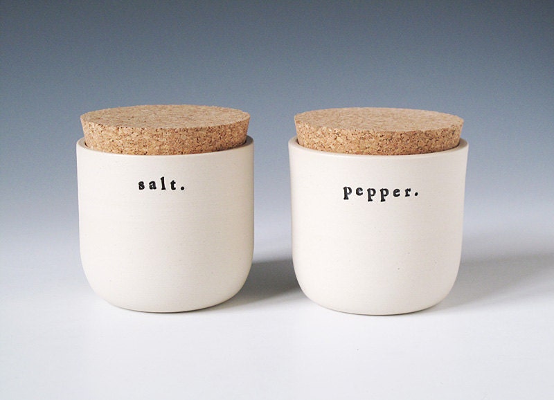 salt and pepper jars.