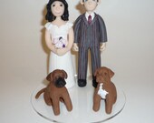 Custom wedding Cake Topper dogs and other pets