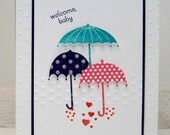 Welcome Baby Umbrella card