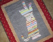 BIG STRETCH Cat Selvage Quilt from Quilts by Elena Wall Hanging