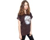 Tie dye shibori tshirt tunic Free Size