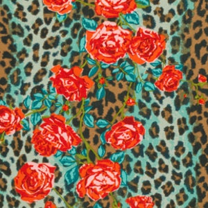 Field Study LINEN by Anna Maria Horner, Domestic Cat in aqua, 1 yard