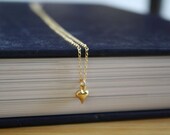 Heart Necklace, Tiny Pendant, Small Pendant, Thin Gold Necklace