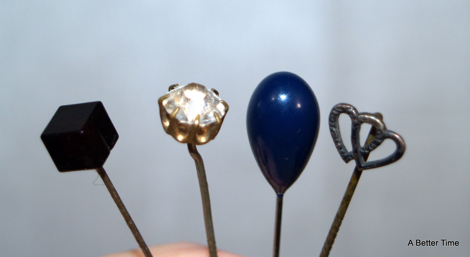 Vintage stick pins set of 4