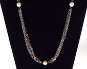 Summer 2013 Collection - Silver and Pearls  Necklace